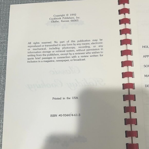 BRAND NEW Classic Holiday Cooking - Awesome Cookbook (See Video) - Picture 5 of 6